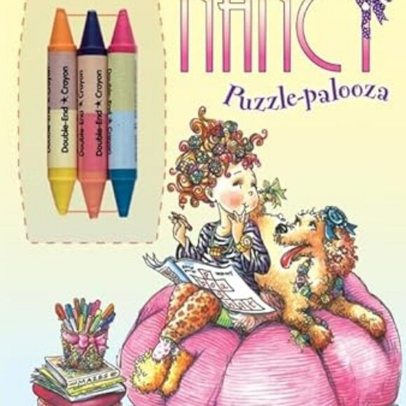 Fancy Nancy Coloring and Puzzle Book - Preschool - 3rd grade - Picture 1 of 1